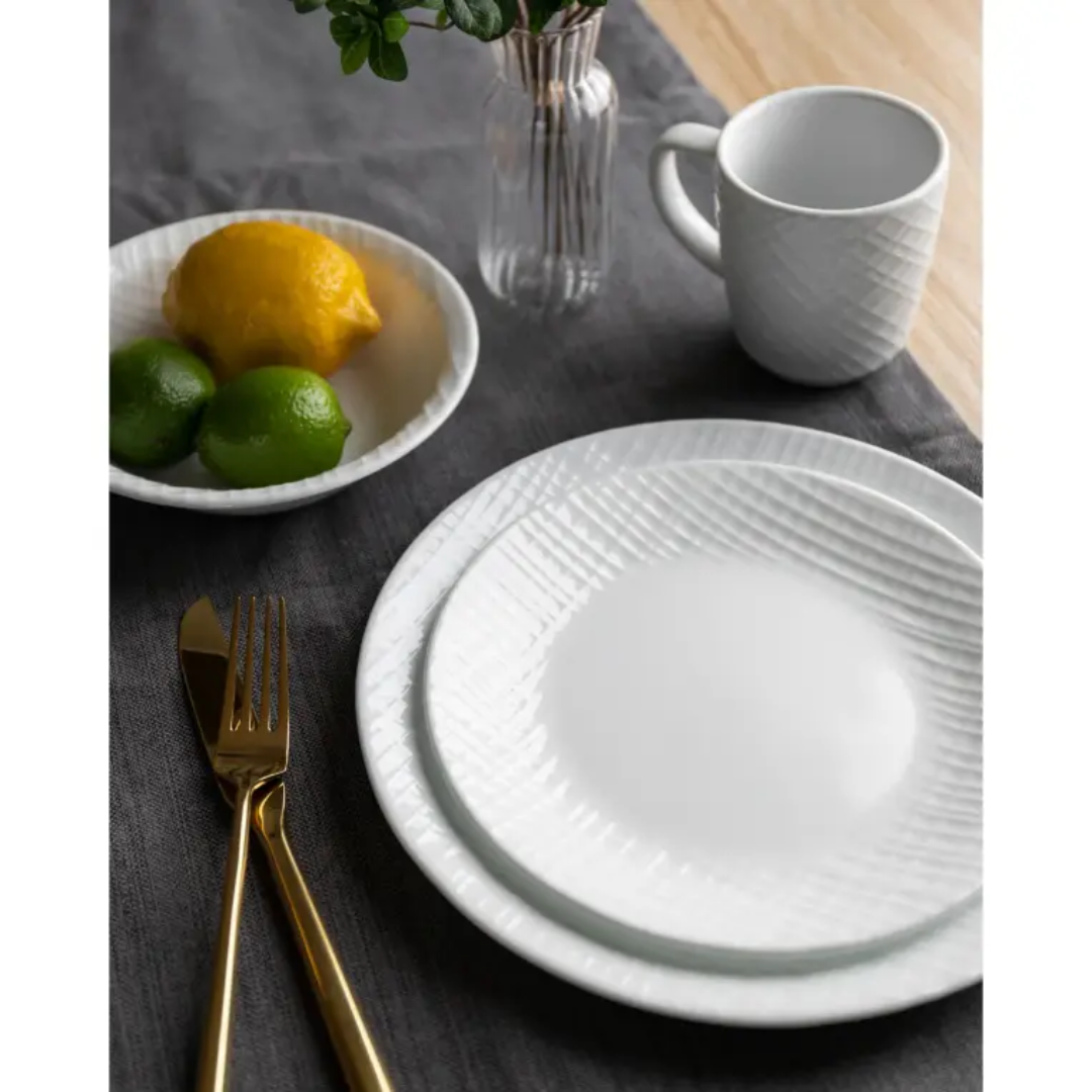 Corelle® - Linen Weave 18 Pc Dinnerware Set