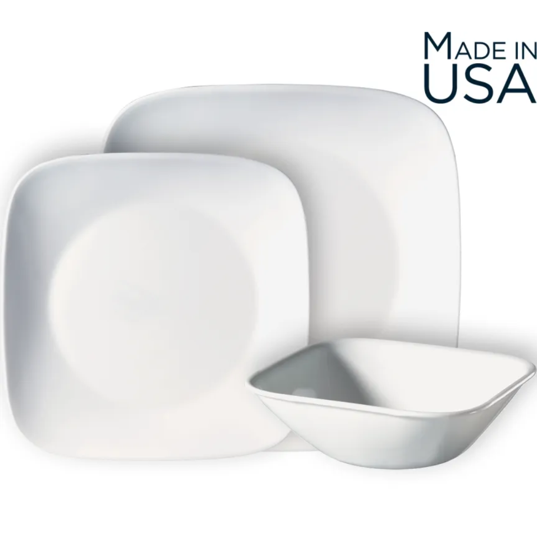 Corelle® - Pure White 18 Pc Dinnerware Set