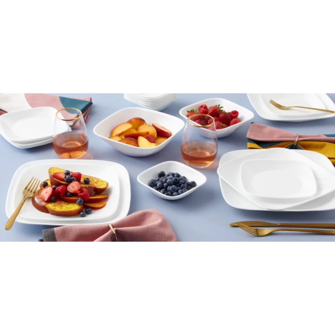 Corelle® - Pure White 18 Pc Dinnerware Set