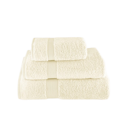 Exclusive Collection Cotton Towels - Cream