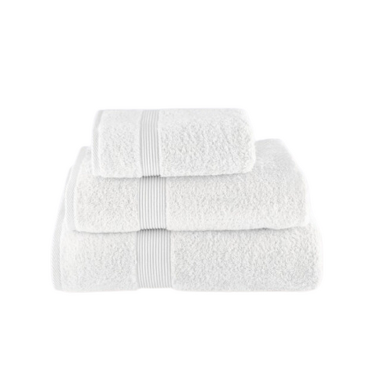 Exclusive Collection Cotton Towels - White